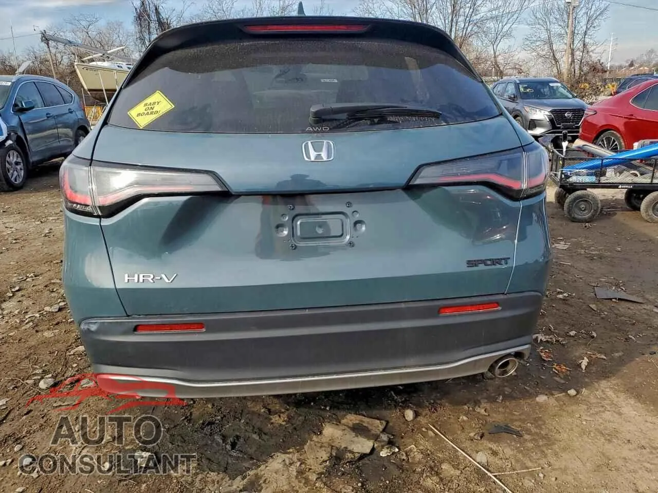 2024 HONDA HR-V Damaged VIN 3CZRZ2H57RM776333 – engine bay