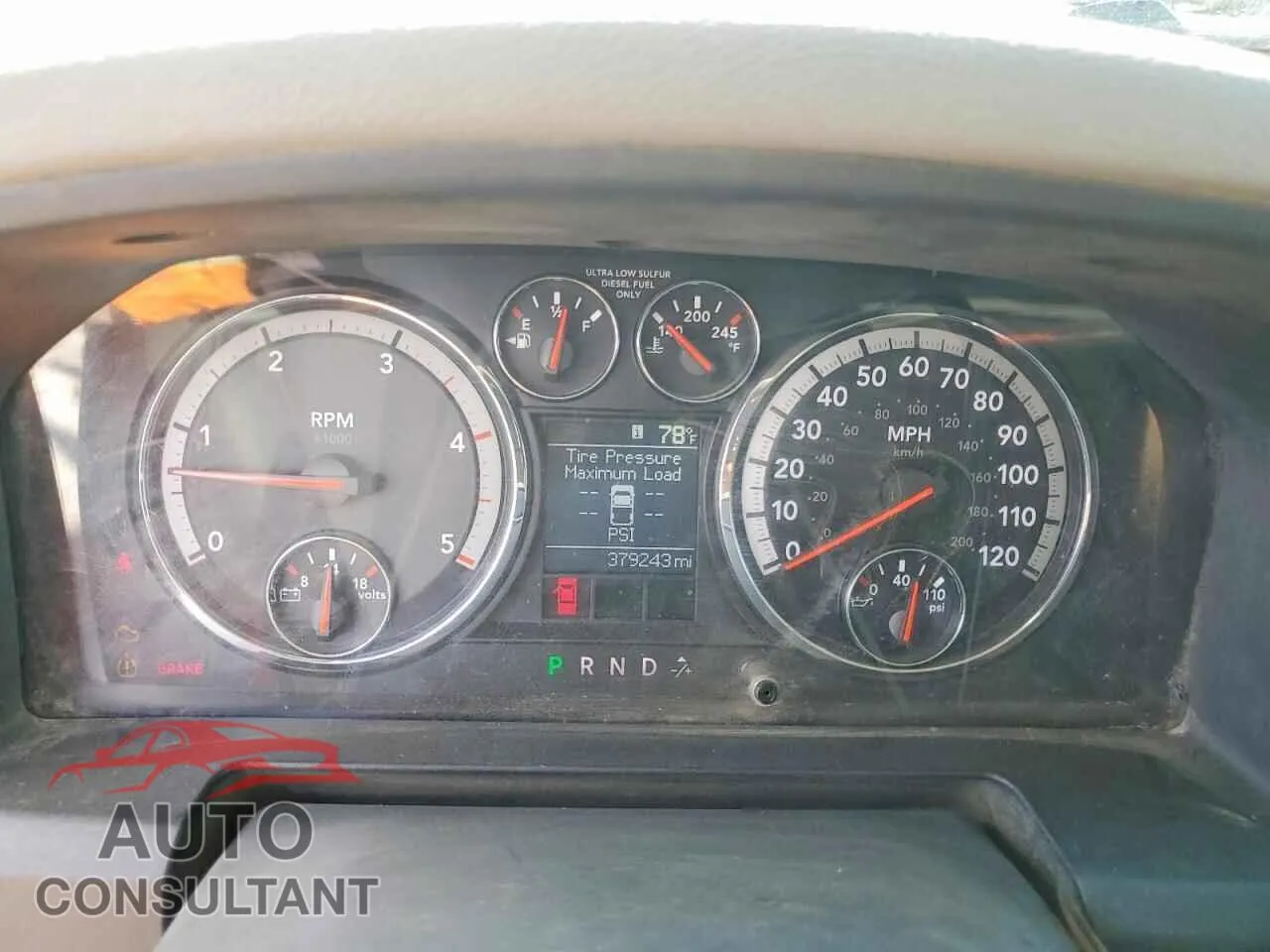 2011 DODGE All Models Damaged VIN 3D7TP2CL3BG557015 – trunk area