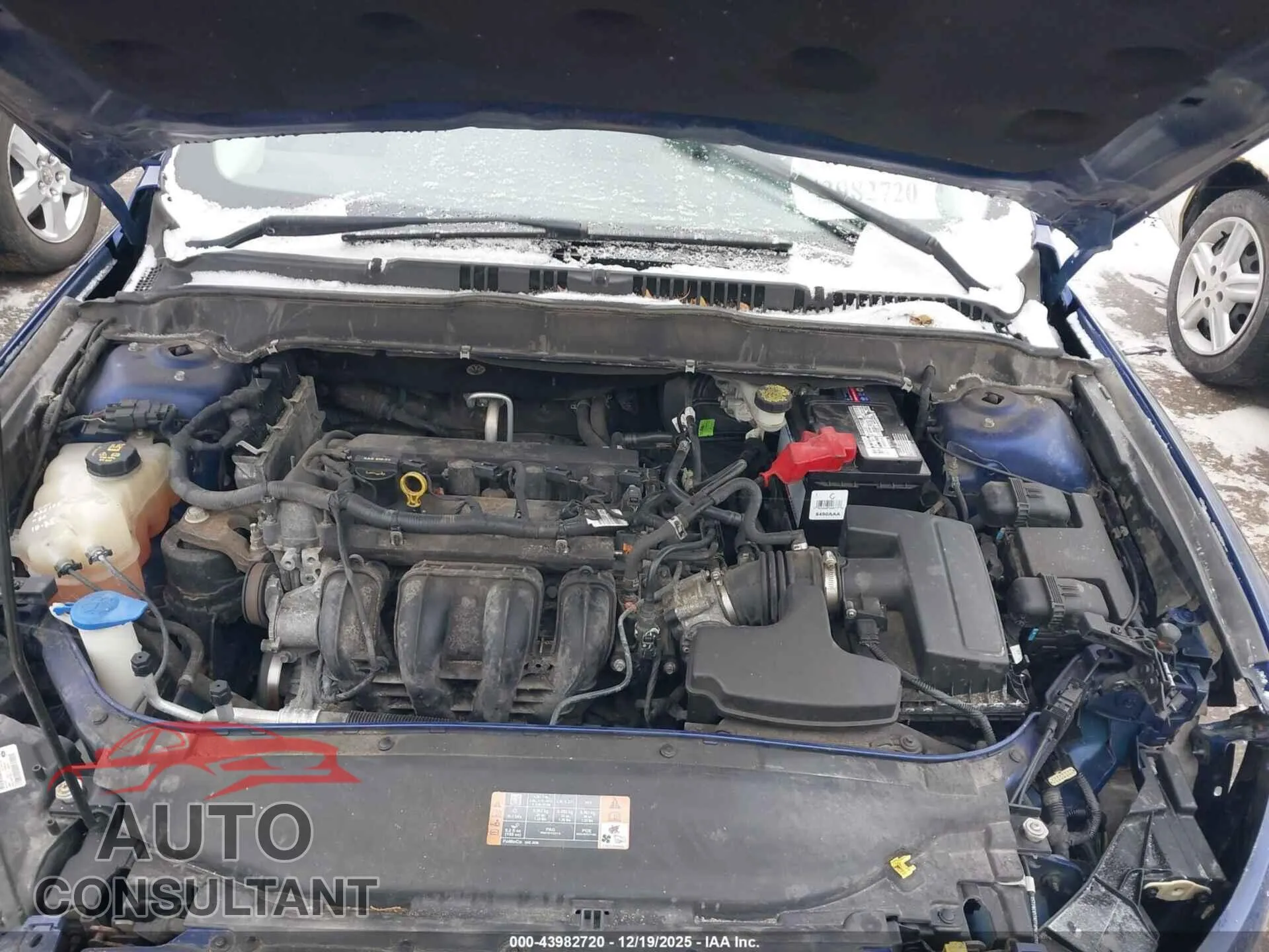 2016 FORD FUSION Damaged VIN 3FA6P0G71GR113111 – odometer reading