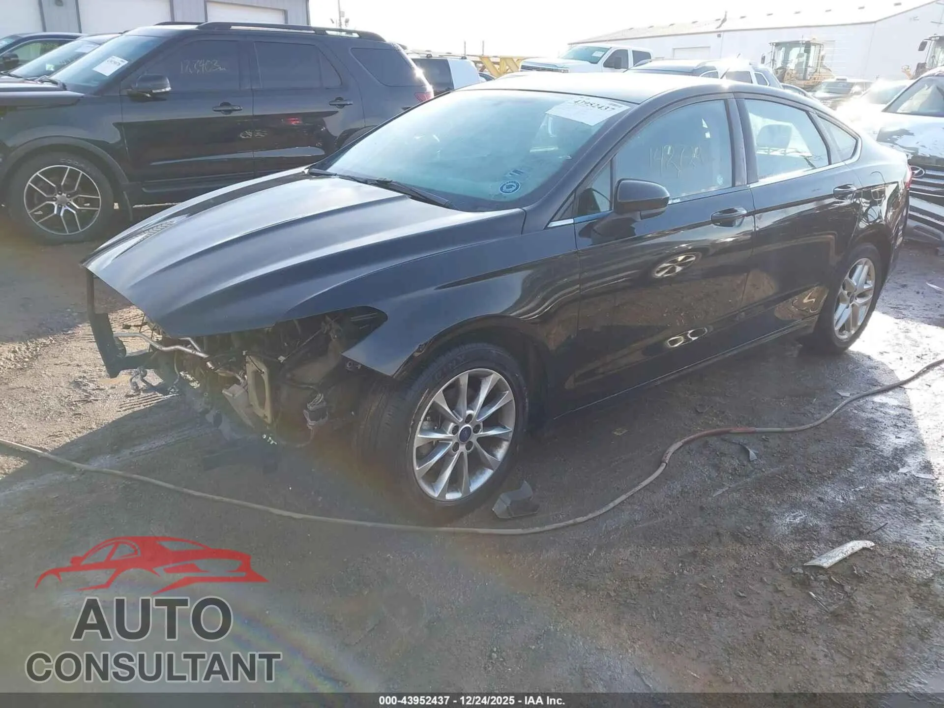 2017 FORD FUSION Damaged VIN 3FA6P0H71HR160123 – rear exterior