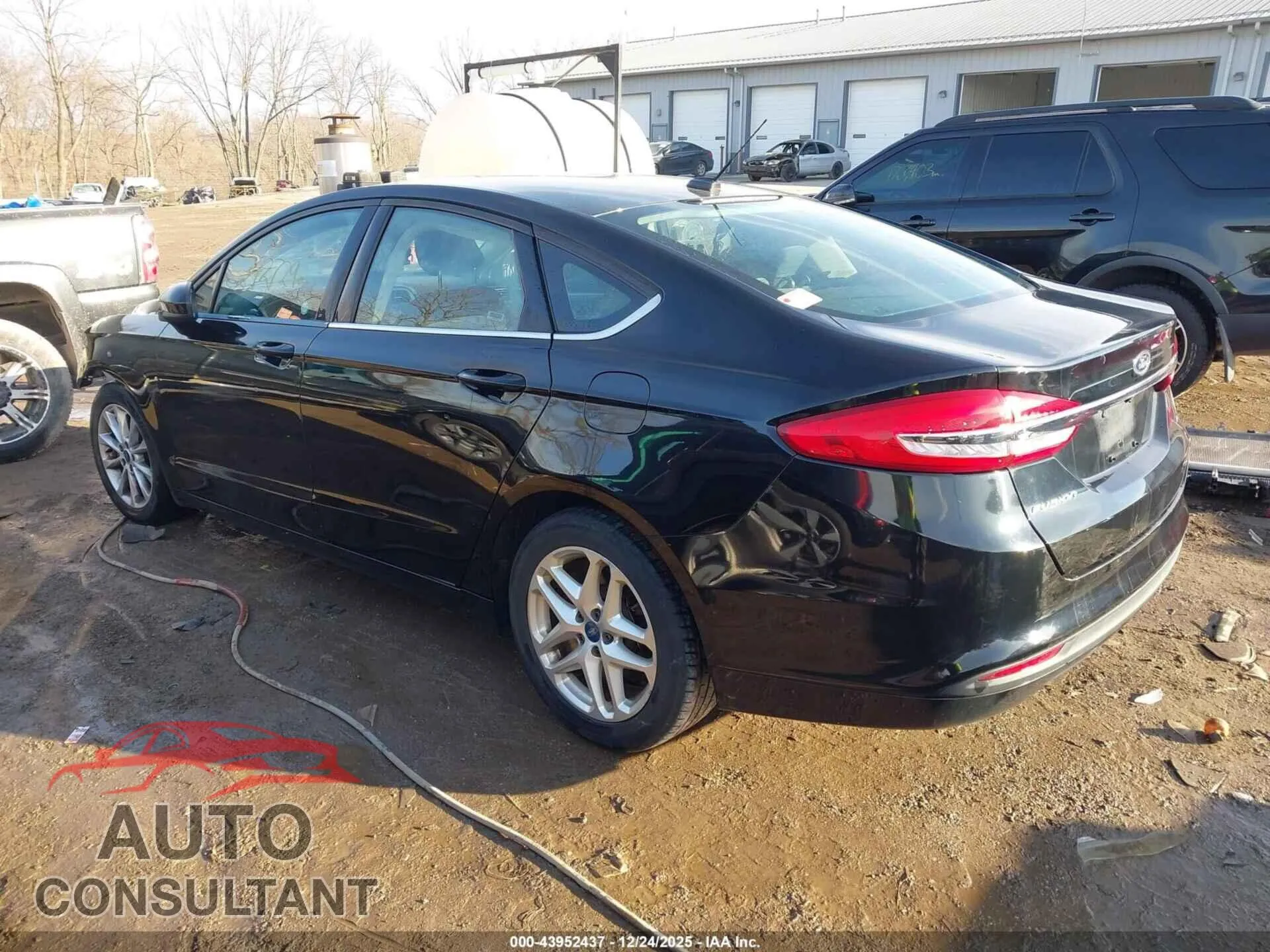 2017 FORD FUSION Damaged VIN 3FA6P0H71HR160123 – side profile