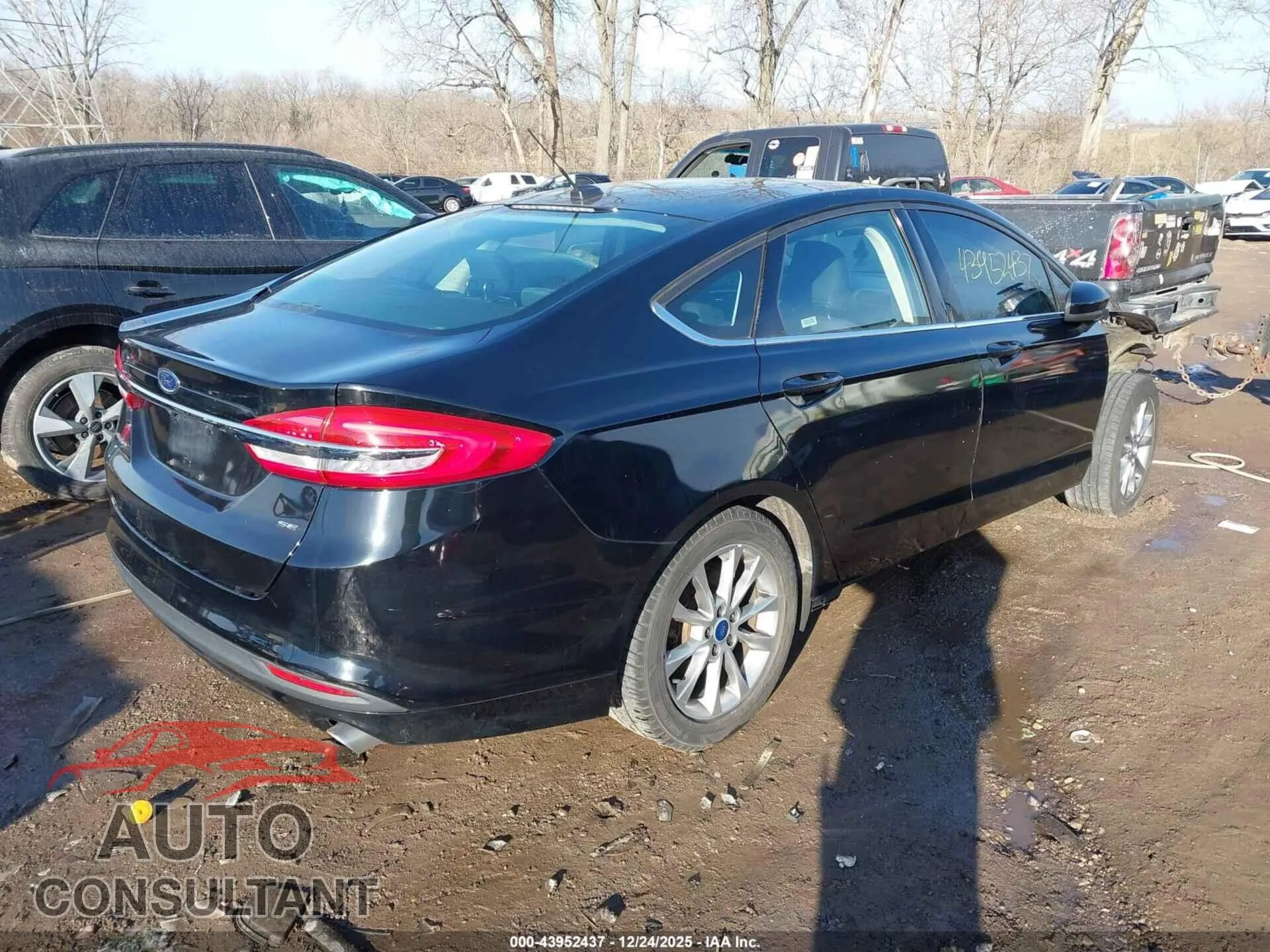 2017 FORD FUSION Damaged VIN 3FA6P0H71HR160123 – dashboard