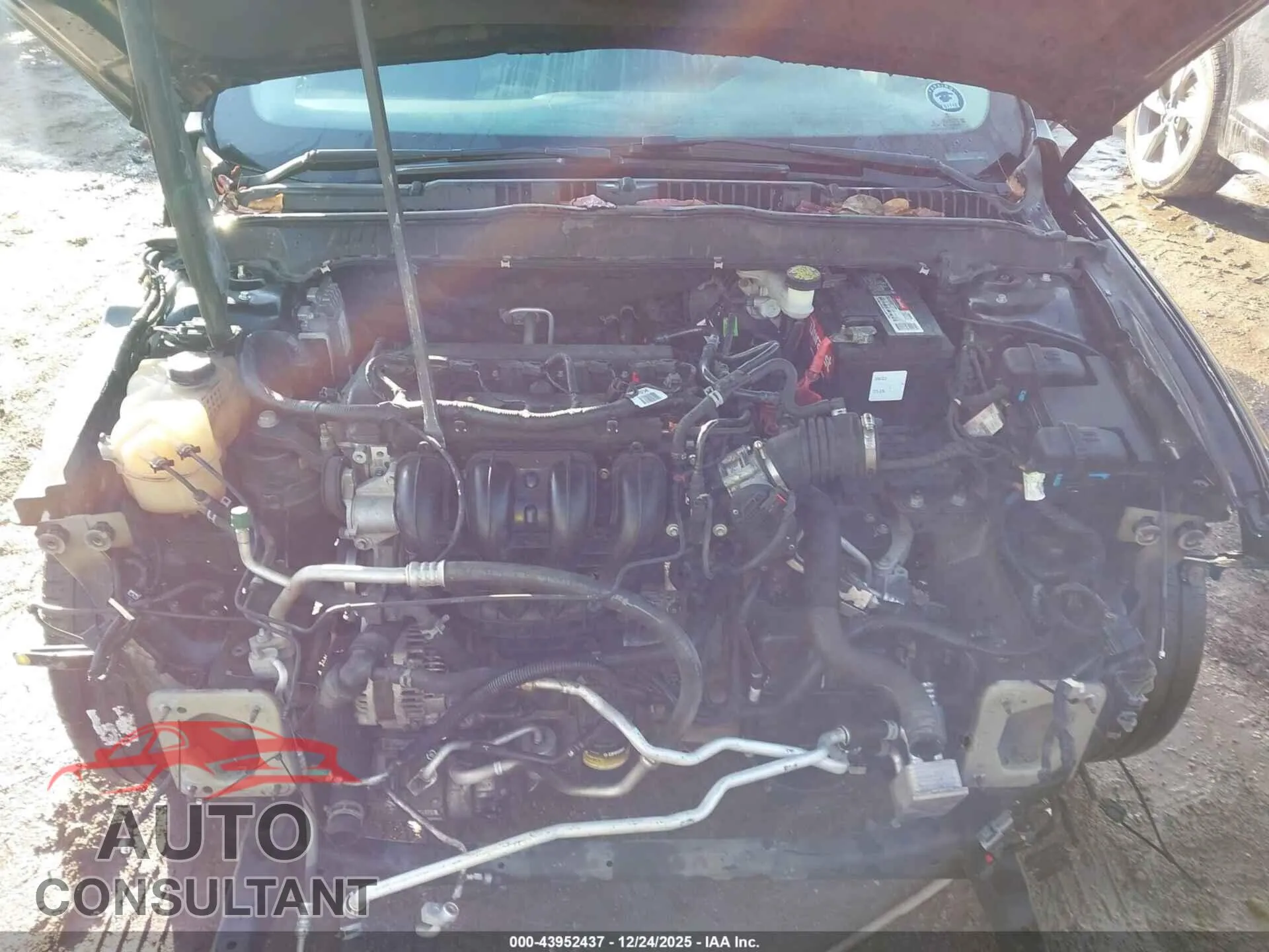 2017 FORD FUSION Damaged VIN 3FA6P0H71HR160123 – odometer reading