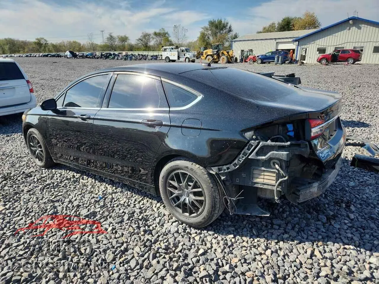 2017 FORD FUSION Damaged VIN 3FA6P0HD4HR406121 – rear exterior