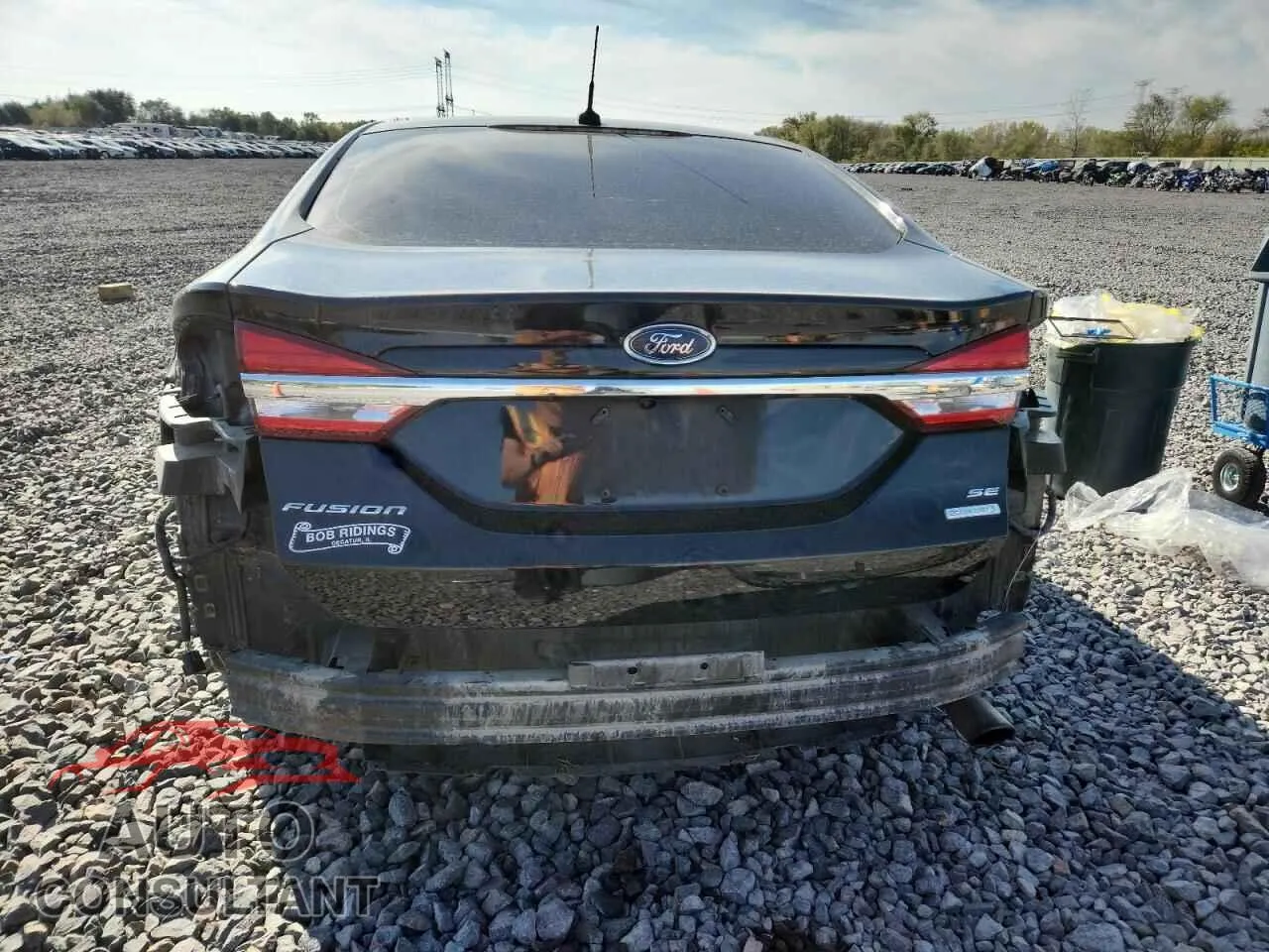 2017 FORD FUSION Damaged VIN 3FA6P0HD4HR406121 – engine bay