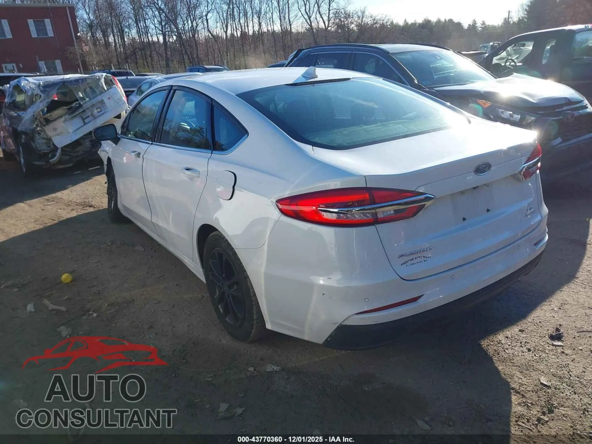 2020 FORD FUSION Damaged VIN 3FA6P0HD9LR143584 – side profile 2020 FORD FUSION Damaged VIN 3FA6P0HD9LR143584 – side profile