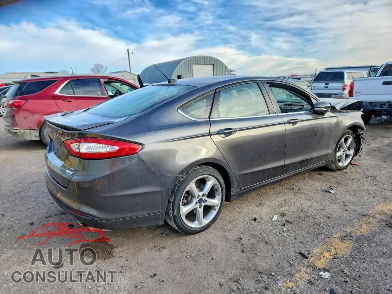 2016 FORD FUSION Damaged VIN 3FA6P0HDXGR360597 – side profile