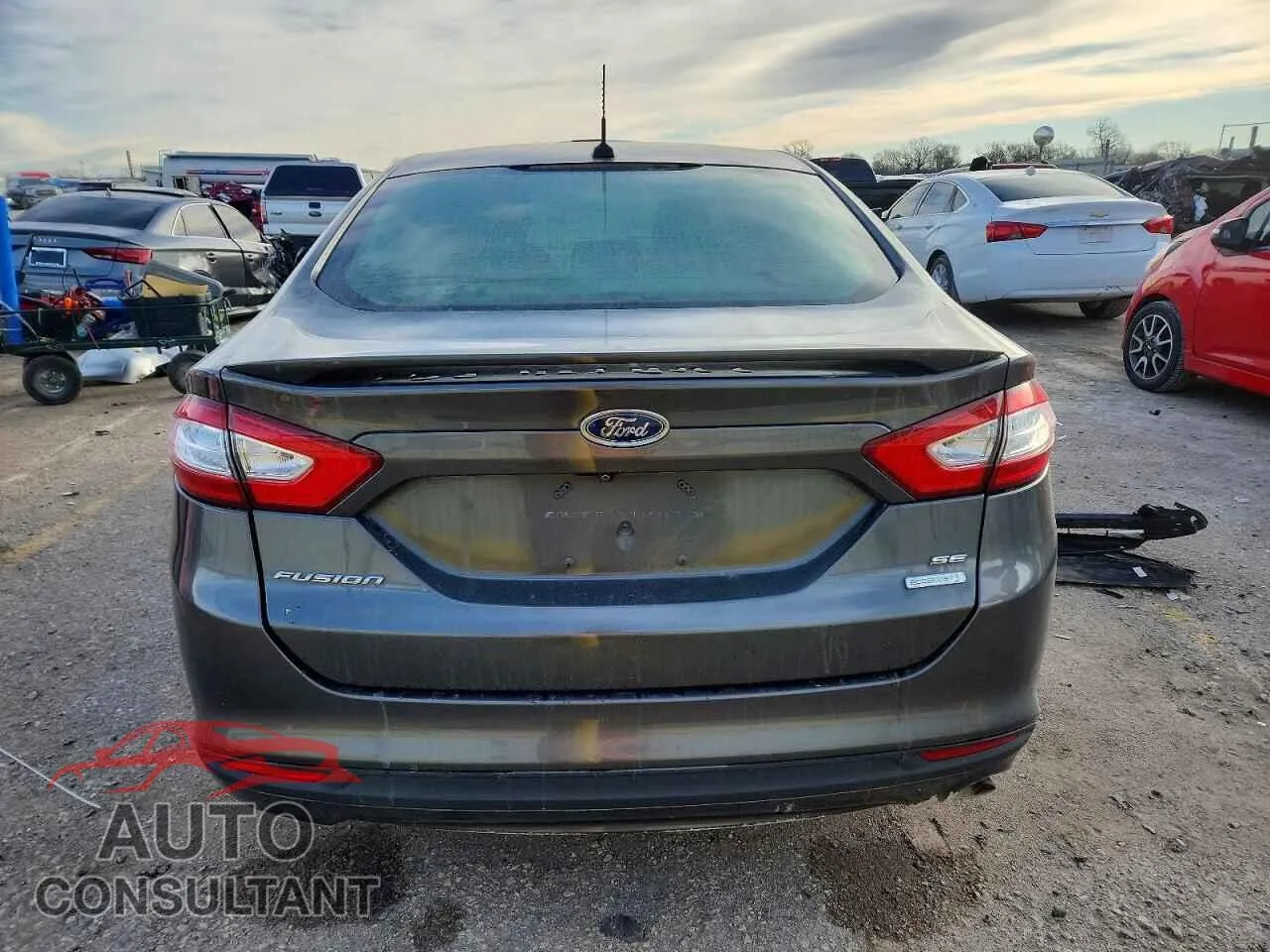 2016 FORD FUSION Damaged VIN 3FA6P0HDXGR360597 – engine bay