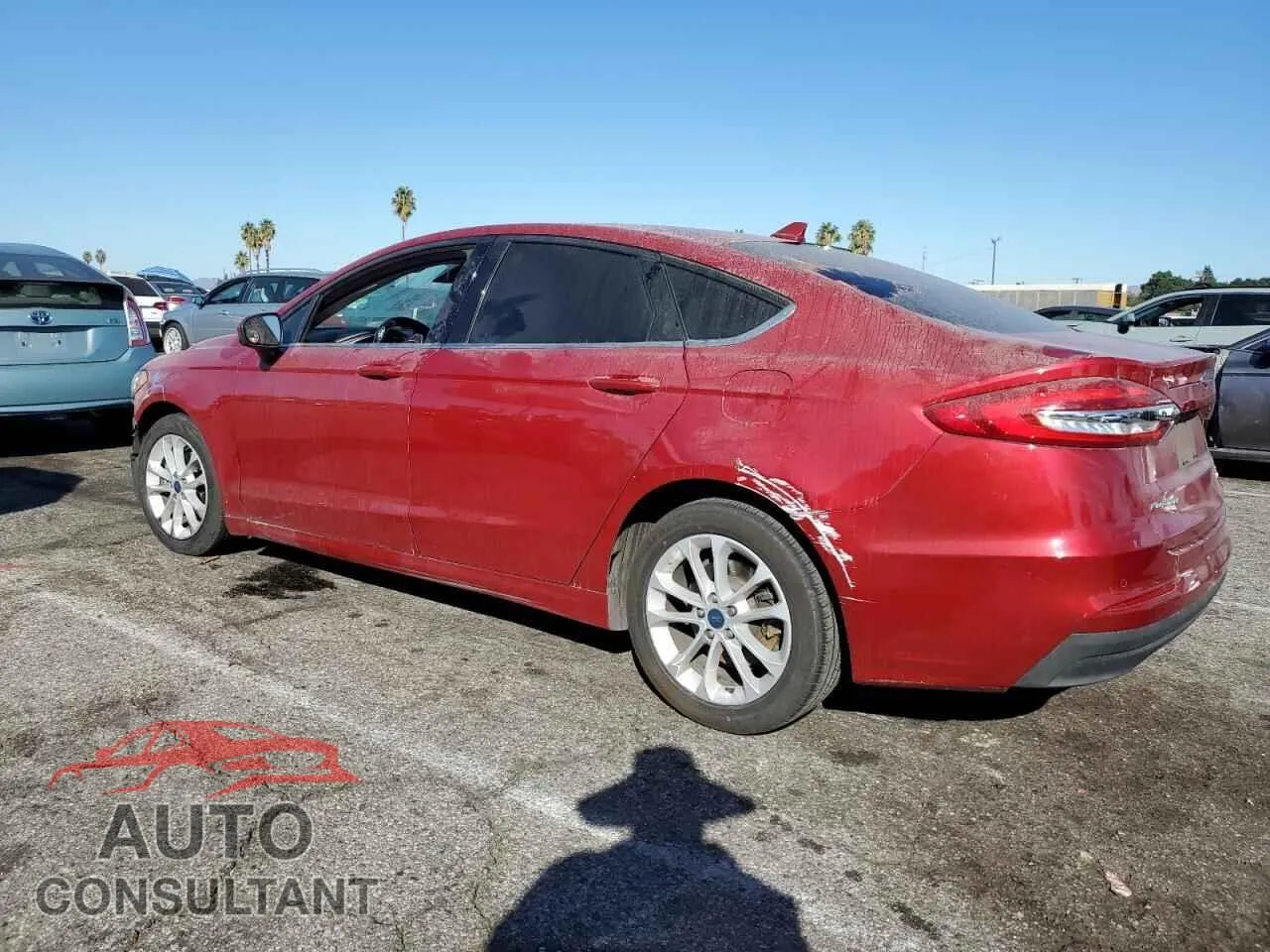 2020 FORD FUSION Damaged VIN 3FA6P0LU0LR233455 – rear exterior
