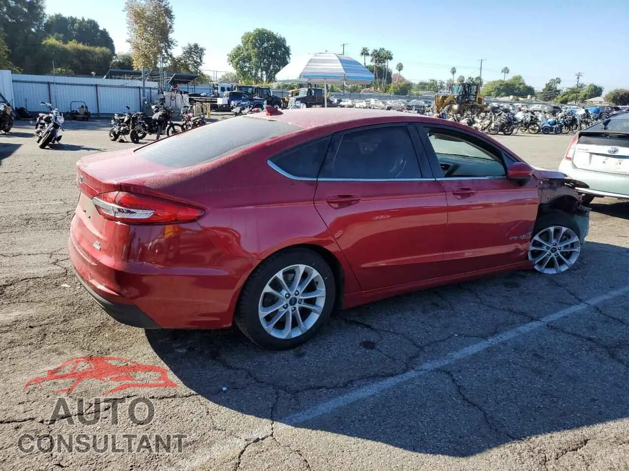 2020 FORD FUSION Damaged VIN 3FA6P0LU0LR233455 – side profile