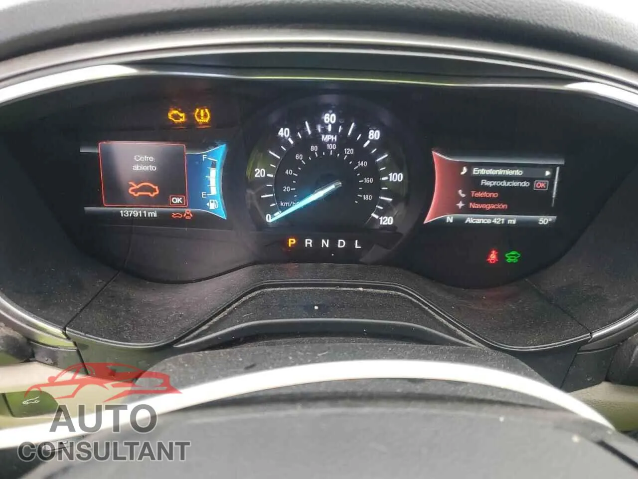 2020 FORD FUSION Damaged VIN 3FA6P0LU0LR233455 – trunk area