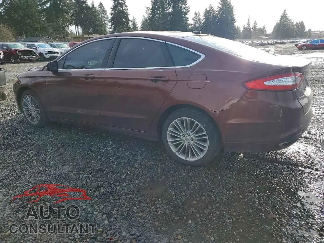 2016 FORD FUSION Damaged VIN 3FA6P0T93GR343191 – rear exterior