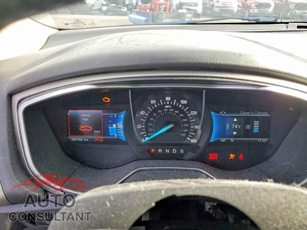 2016 FORD FUSION Damaged VIN 3FA6P0T93GR343191 – trunk area