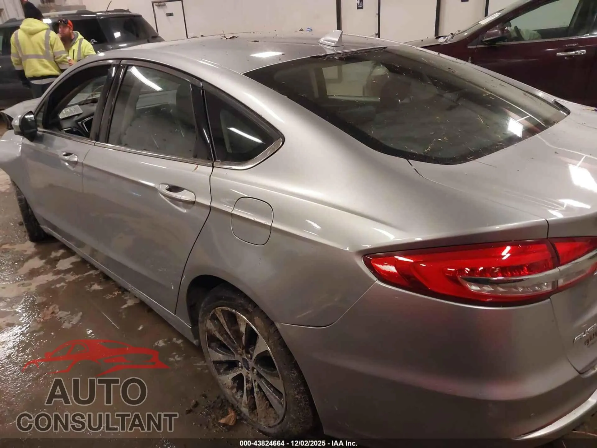 2020 FORD FUSION Damaged VIN 3FA6P0T95LR150051 – side profile
