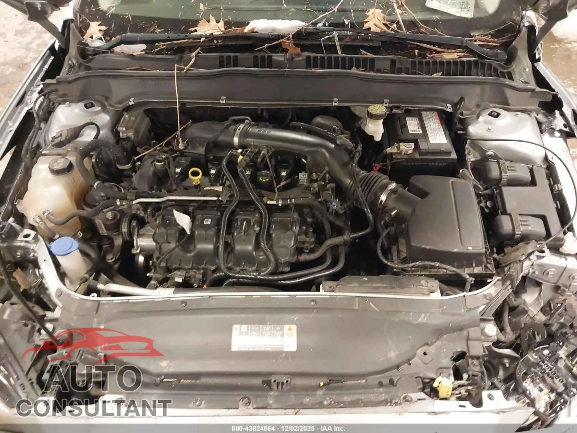 2020 FORD FUSION Damaged VIN 3FA6P0T95LR150051 – odometer reading