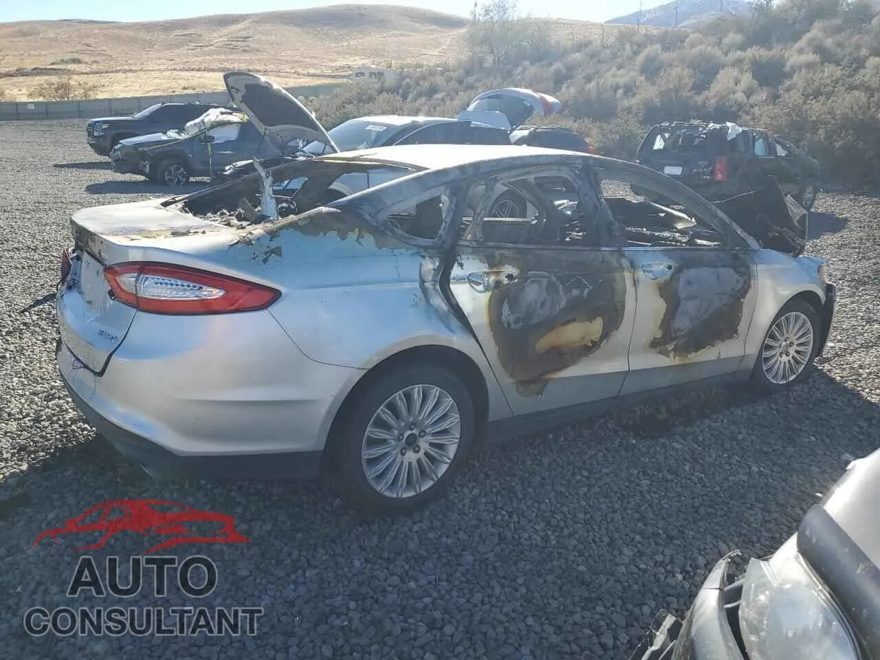 2014 FORD FUSION Damaged VIN 3FA6P0UU5ER279736 – side profile