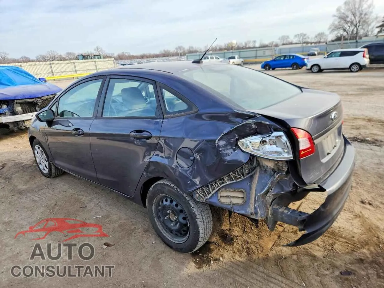 2013 FORD FIESTA Damaged VIN 3FADP4AJ5DM177079 – rear exterior