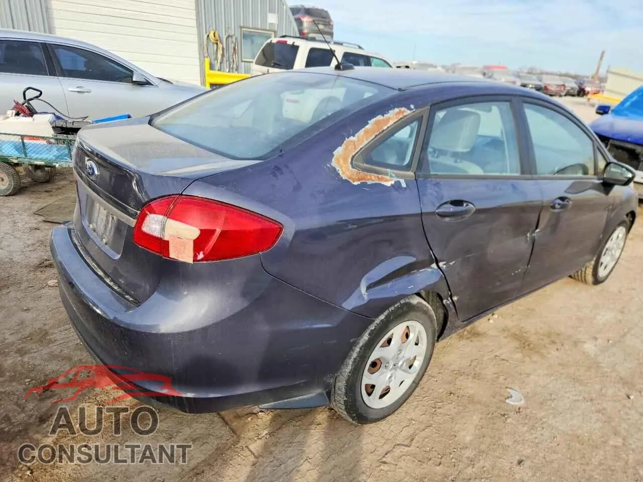 2013 FORD FIESTA Damaged VIN 3FADP4AJ5DM177079 – side profile