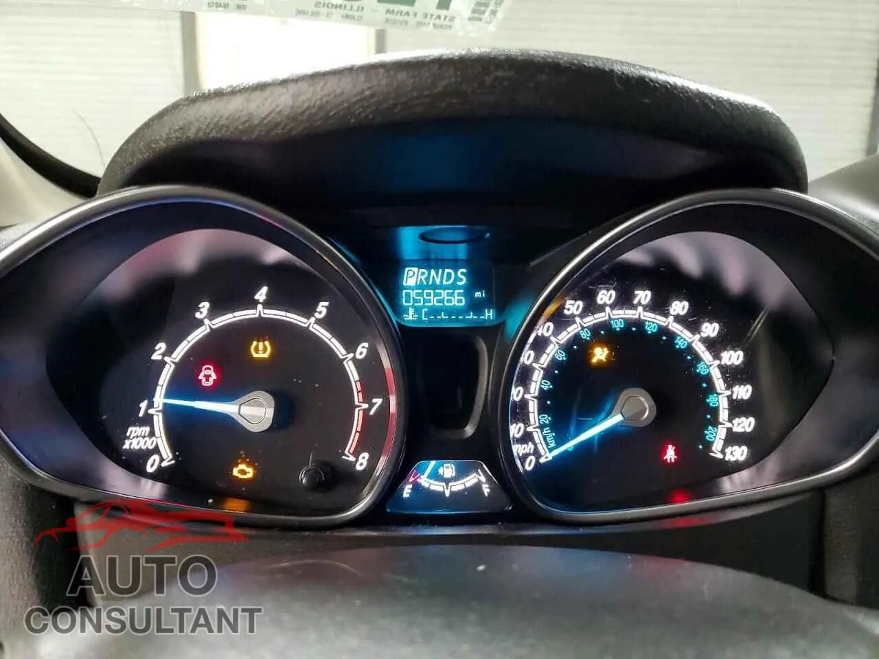 2017 FORD FIESTA Damaged VIN 3FADP4BJ3HM164013 – trunk area