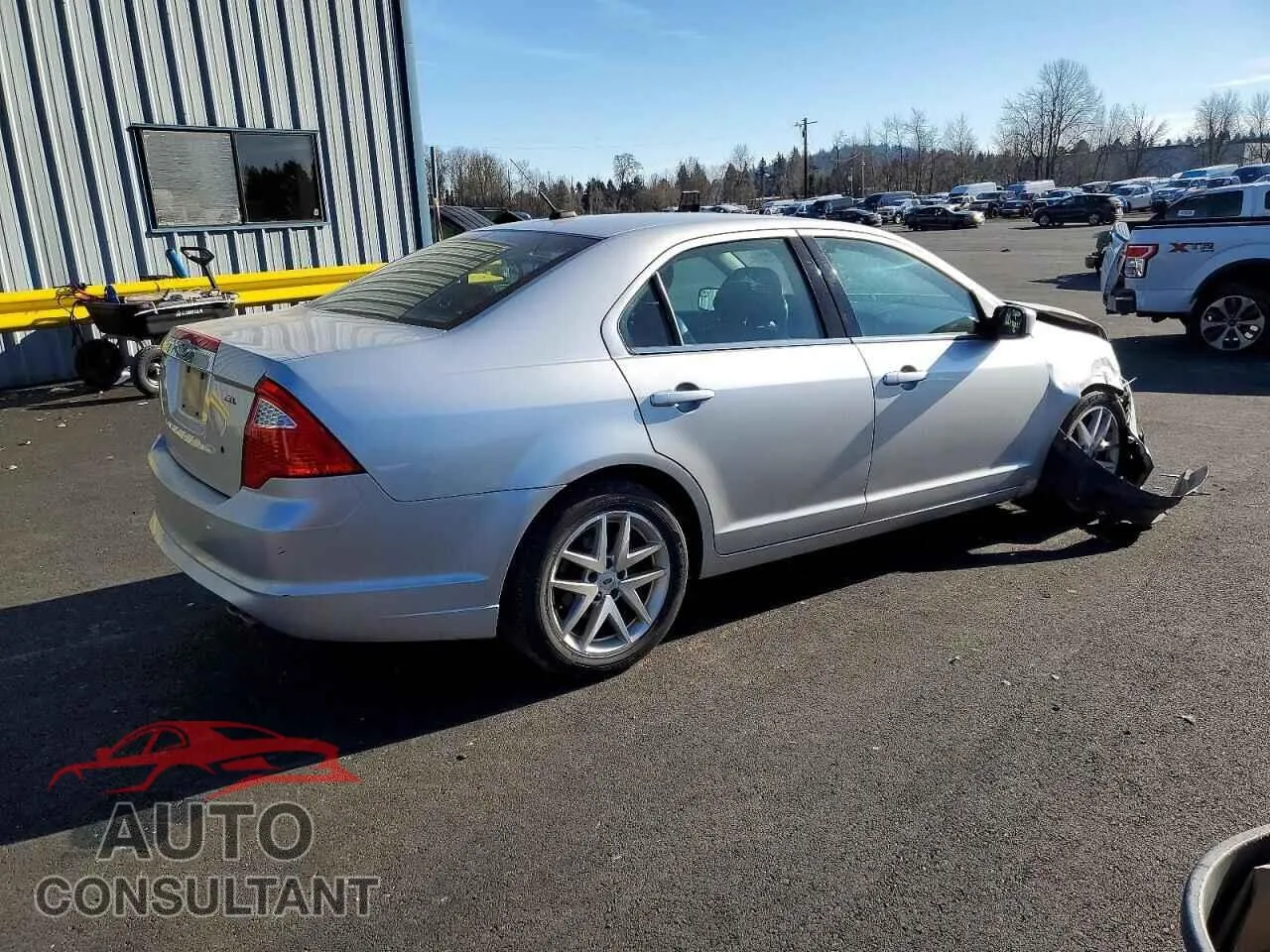 2012 FORD FUSION Damaged VIN 3FAHP0JA8CR398901 – side profile