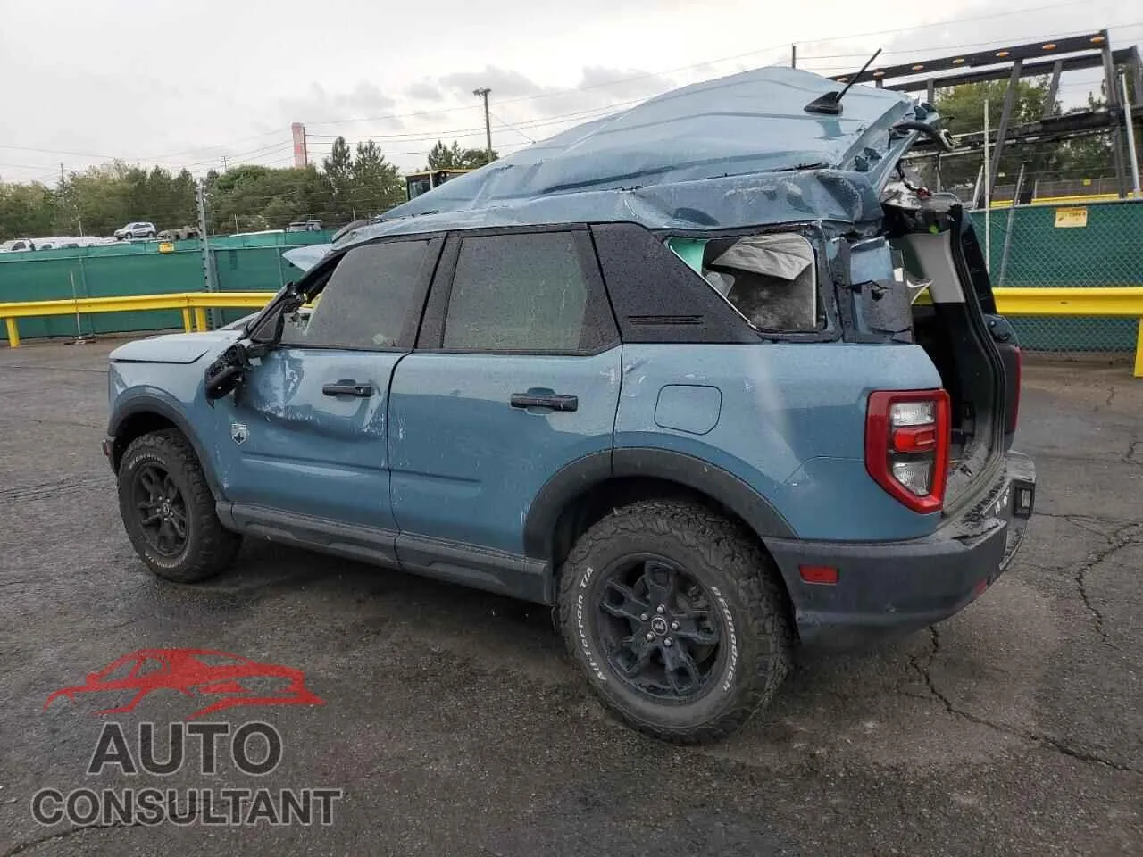 2022 FORD BRONCO Damaged VIN 3FMCR9B64NRD35452 – rear exterior
