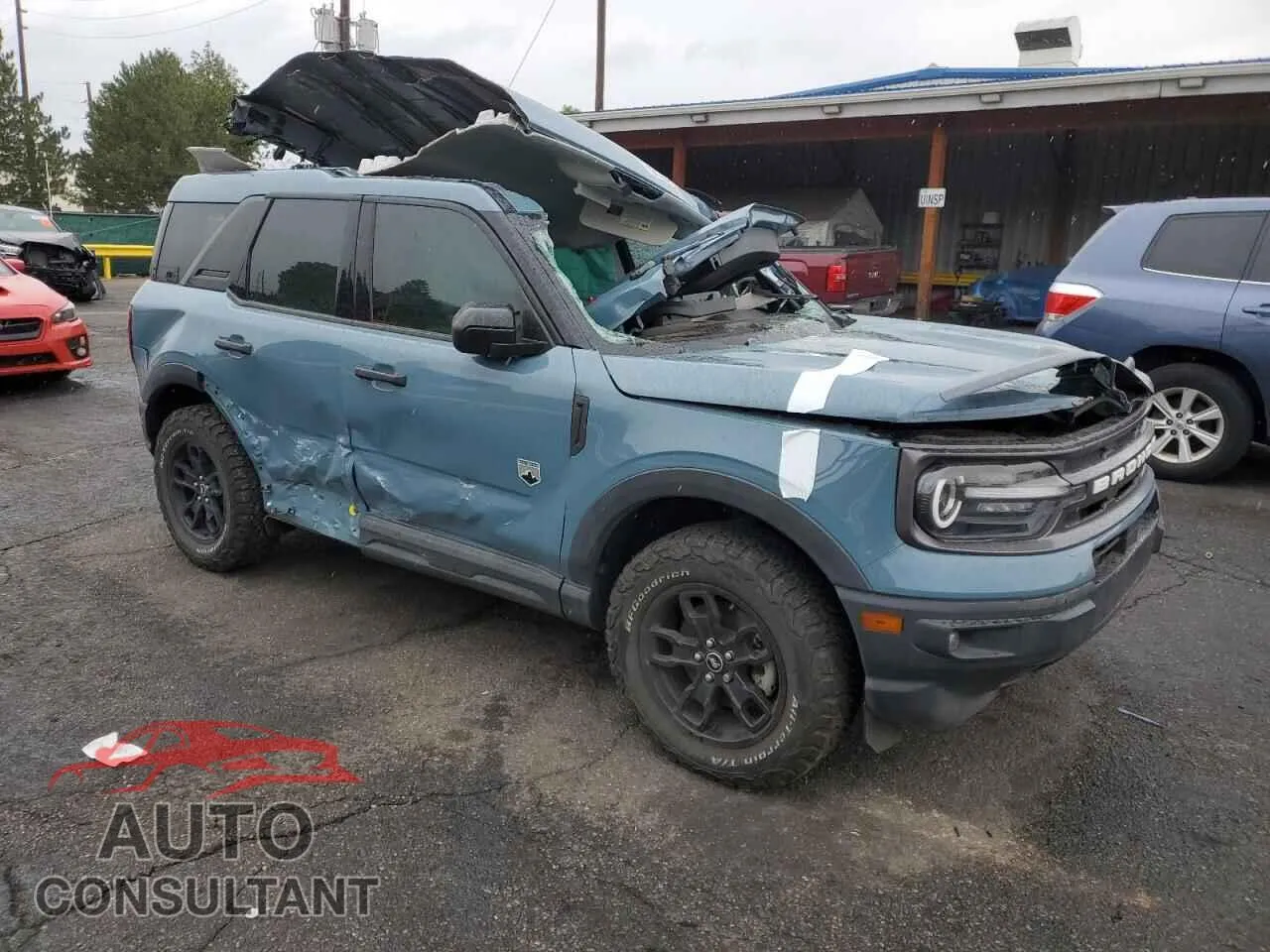 2022 FORD BRONCO Damaged VIN 3FMCR9B64NRD35452 – dashboard