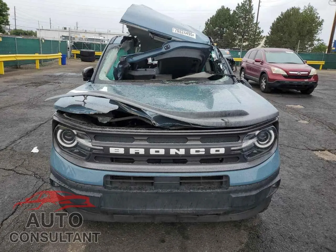 2022 FORD BRONCO Damaged VIN 3FMCR9B64NRD35452 – interior seats