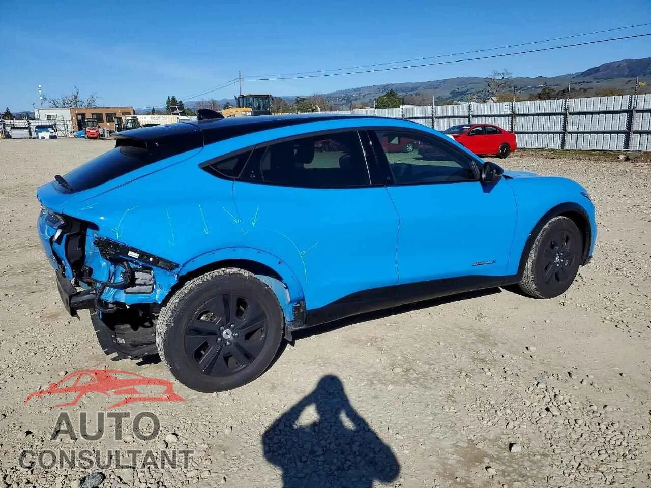 2022 FORD MUSTANG Damaged VIN 3FMTK2R71NMA13536 – side profile