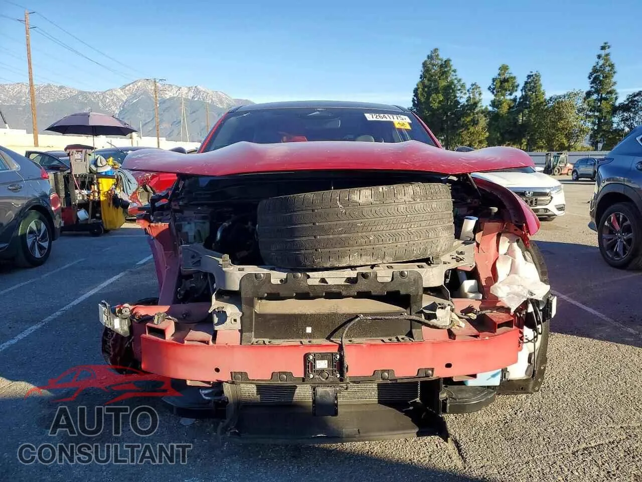 2022 FORD MUSTANG Damaged VIN 3FMTK4SE5NMA20087 – interior seats