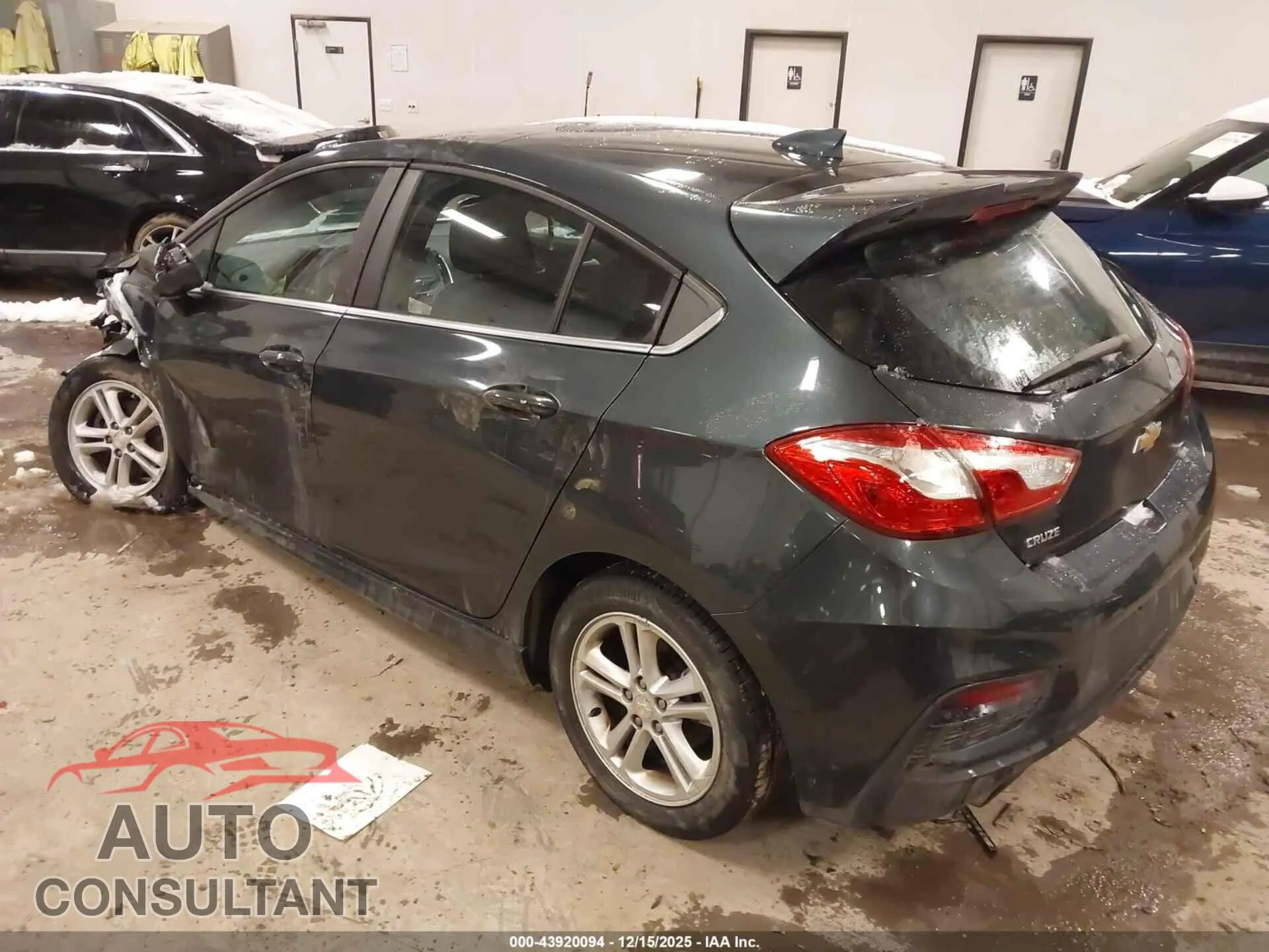 2018 CHEVROLET CRUZE Damaged VIN 3G1BD6SM0JS592535 – side profile