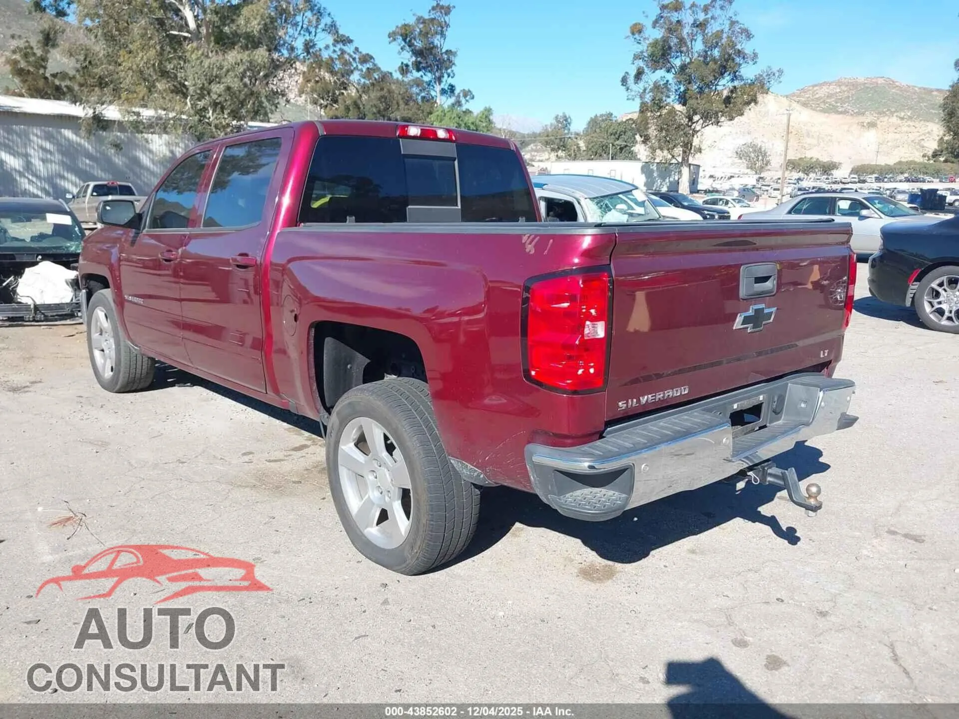 2017 CHEVROLET SILVERADO 1500 Damaged VIN 3GCPCREC1HG391888 – side profile
