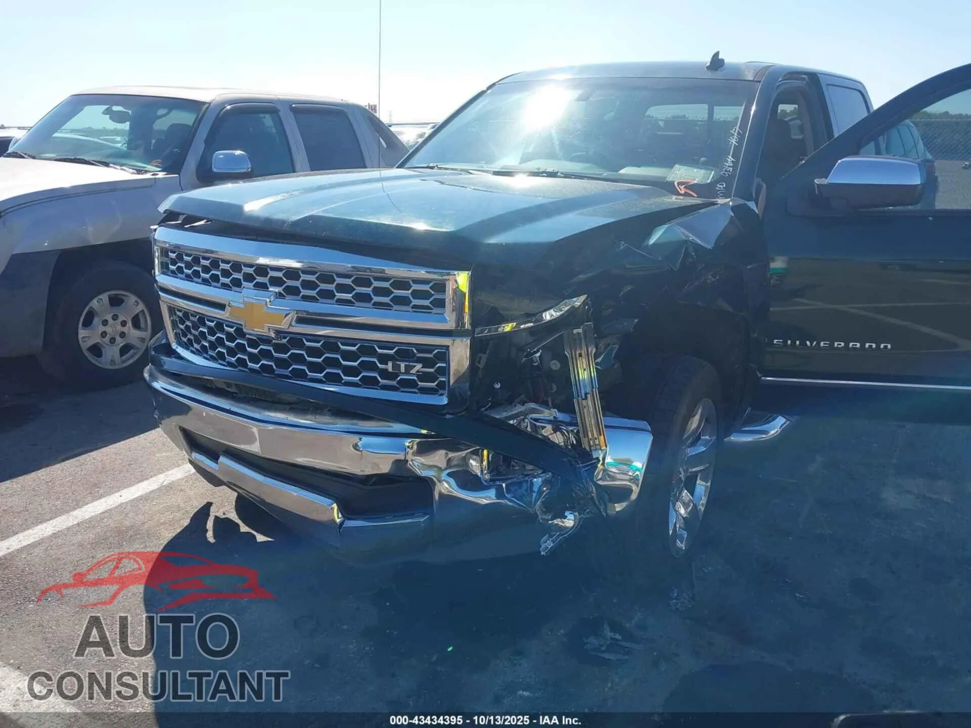 2014 CHEVROLET SILVERADO 1500 Damaged VIN 3GCPCSEC5EG504129 – engine bay