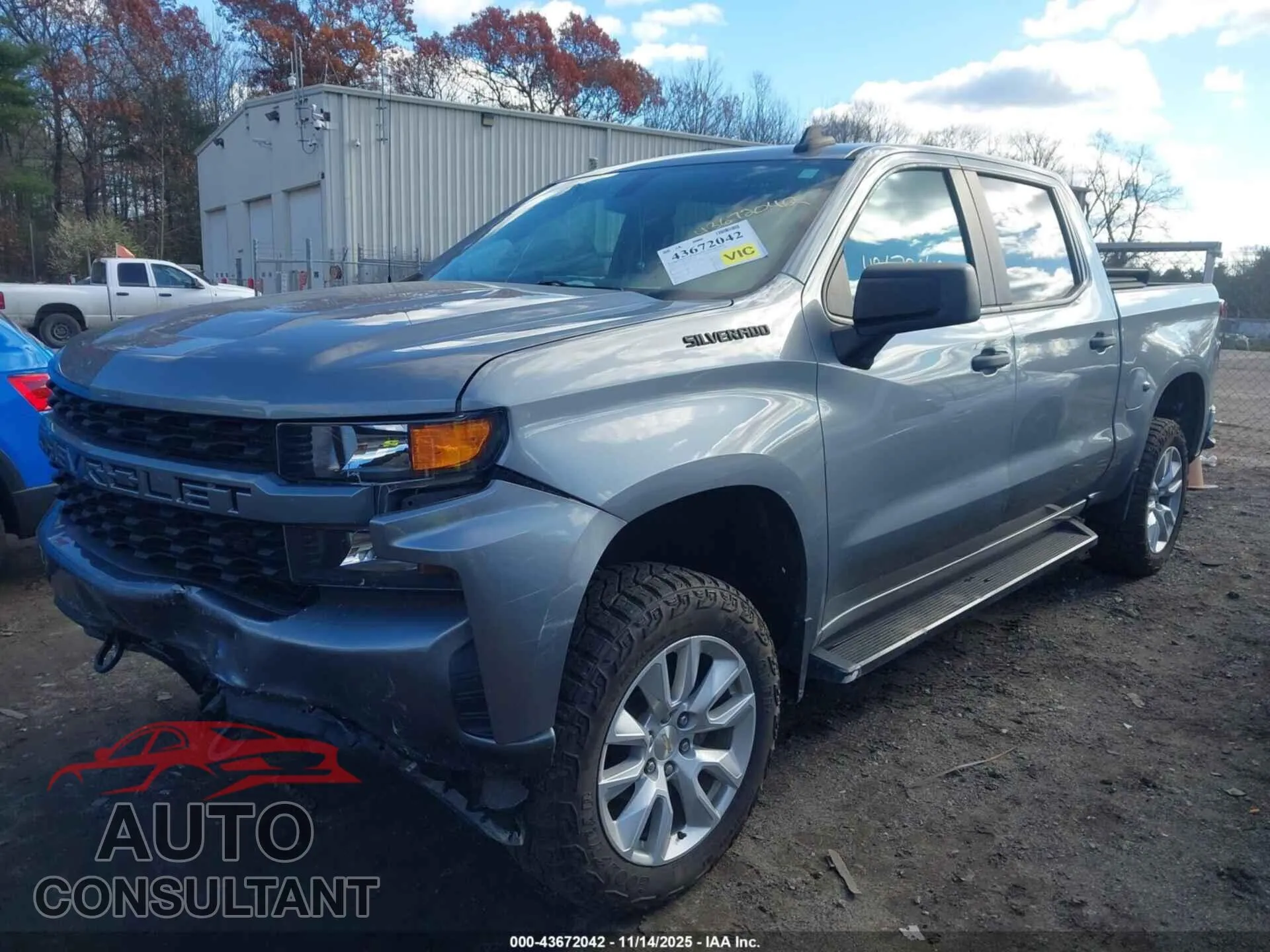 2020 CHEVROLET SILVERADO 1500 Damaged VIN 3GCPYBEK8LG211136 – rear exterior