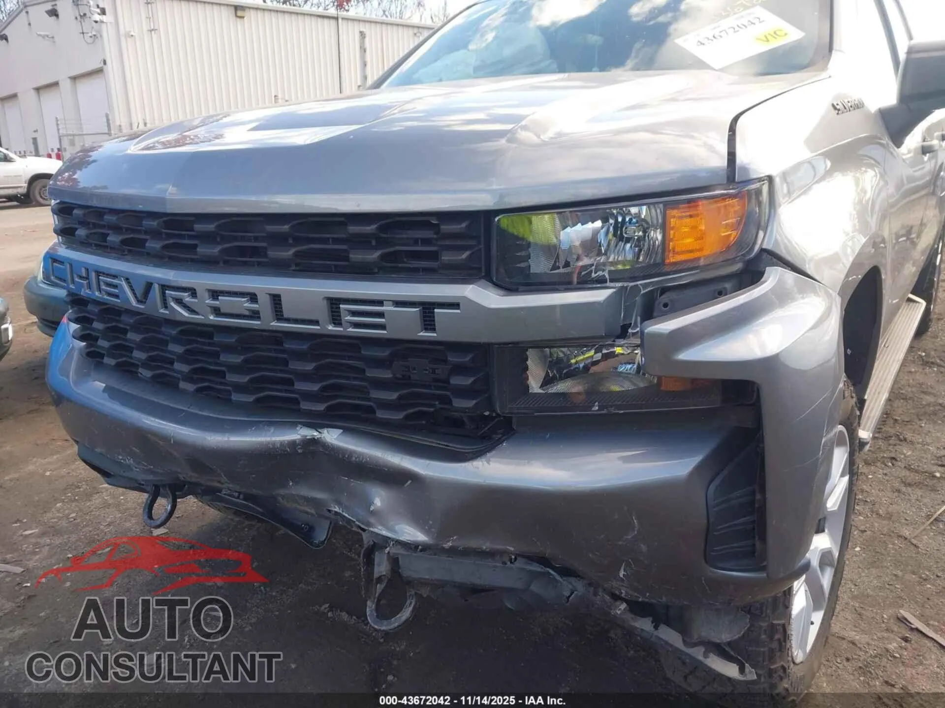 2020 CHEVROLET SILVERADO 1500 Damaged VIN 3GCPYBEK8LG211136 – engine bay