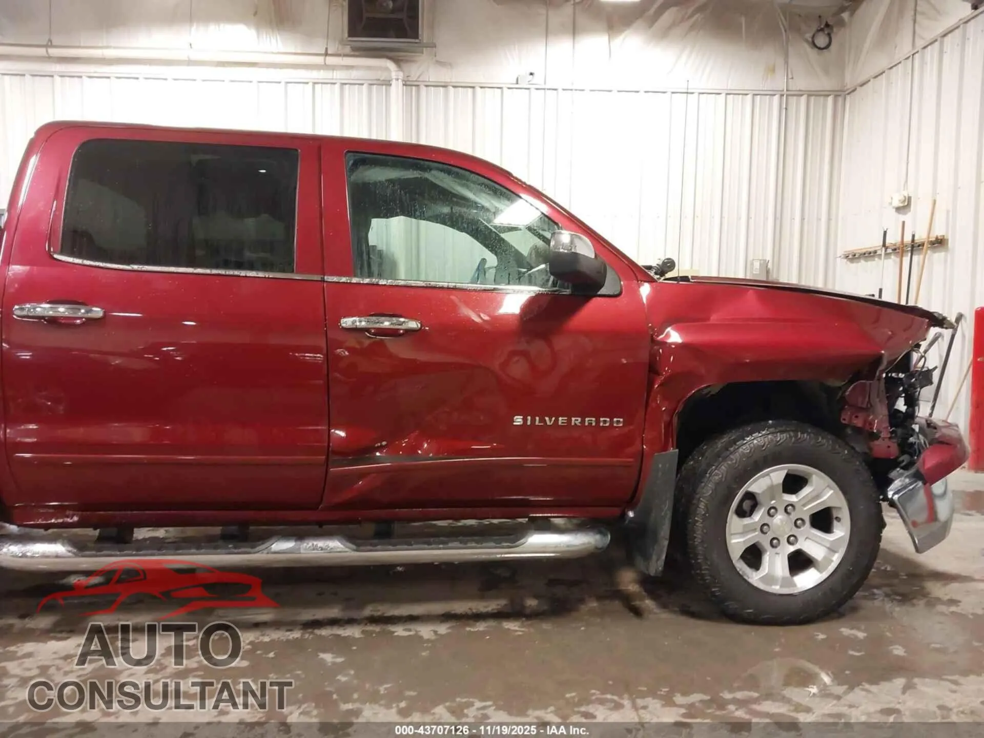 2015 CHEVROLET SILVERADO 1500 Damaged VIN 3GCUKREC3FG243387 – engine bay