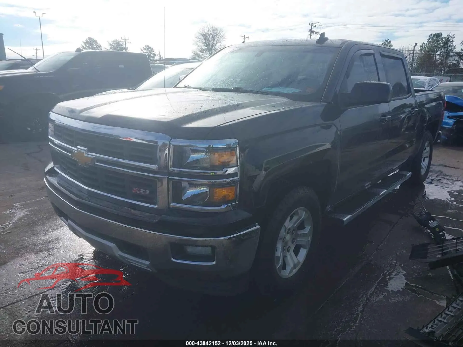 2015 CHEVROLET SILVERADO 1500 Damaged VIN 3GCUKREH4FG247993 – rear exterior