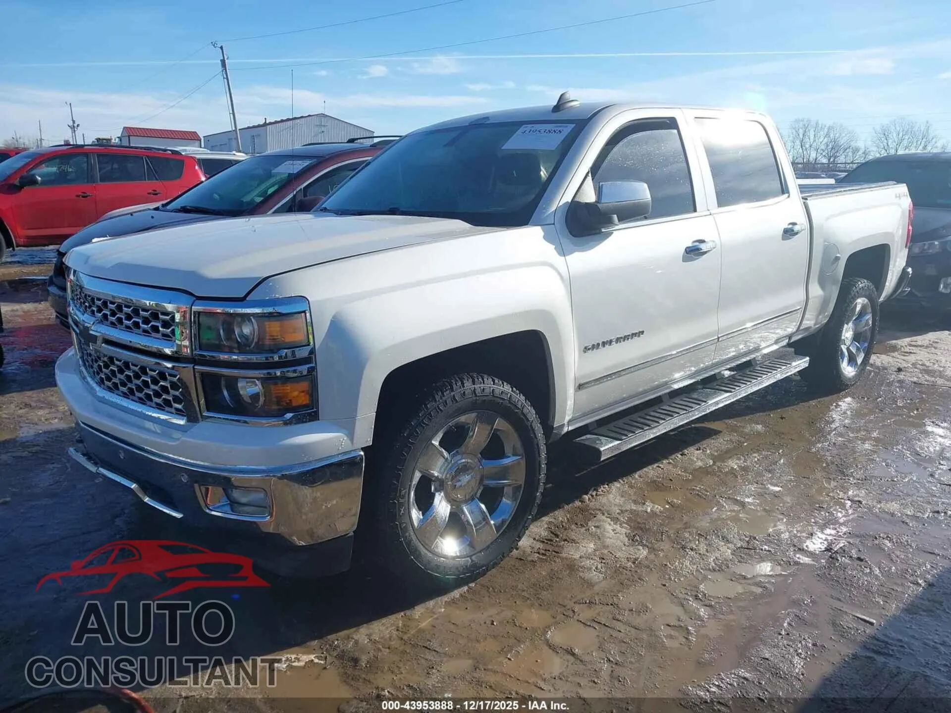2015 CHEVROLET SILVERADO 1500 Damaged VIN 3GCUKSEC8FG212899 – rear exterior