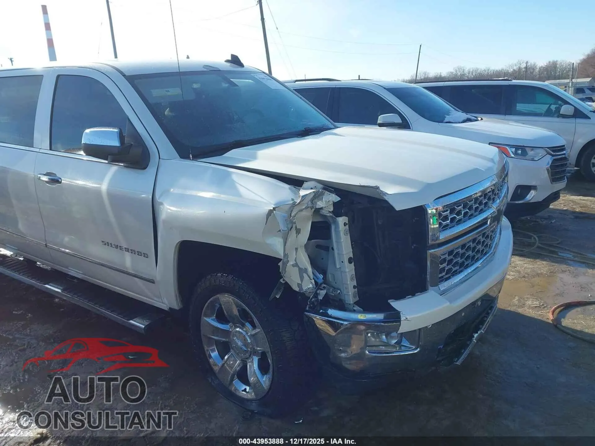 2015 CHEVROLET SILVERADO 1500 Damaged VIN 3GCUKSEC8FG212899 – engine bay
