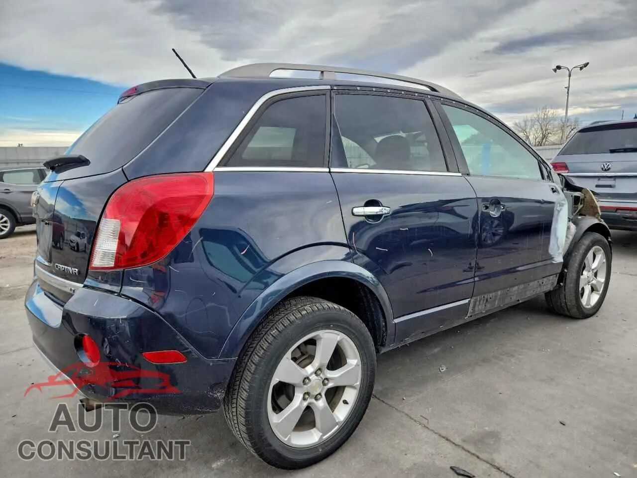 2014 CHEVROLET CAPTIVA Damaged VIN 3GNAL3EK0ES679671 – side profile