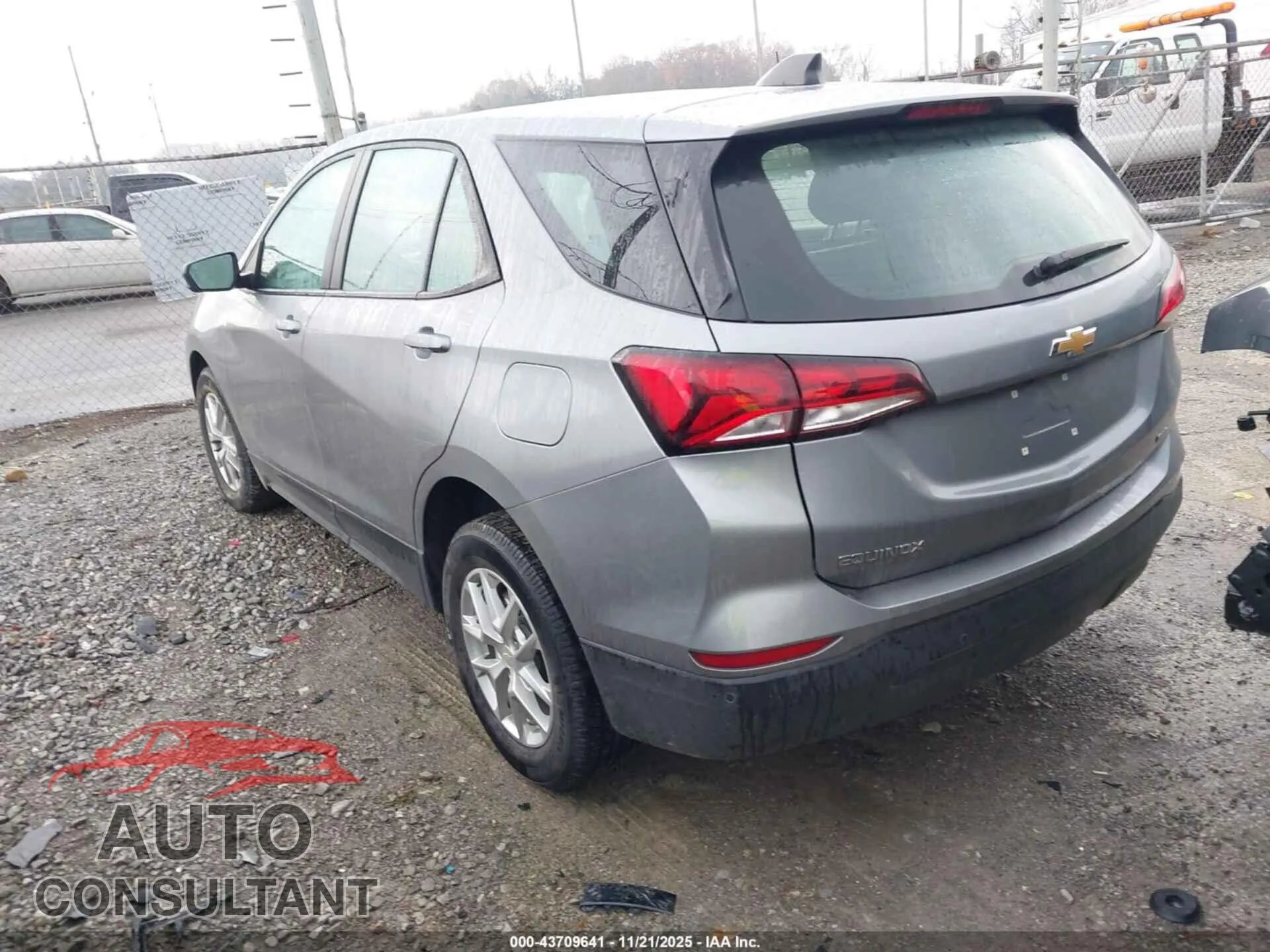 2023 CHEVROLET EQUINOX Damaged VIN 3GNAX5EG7PL255008 – side profile