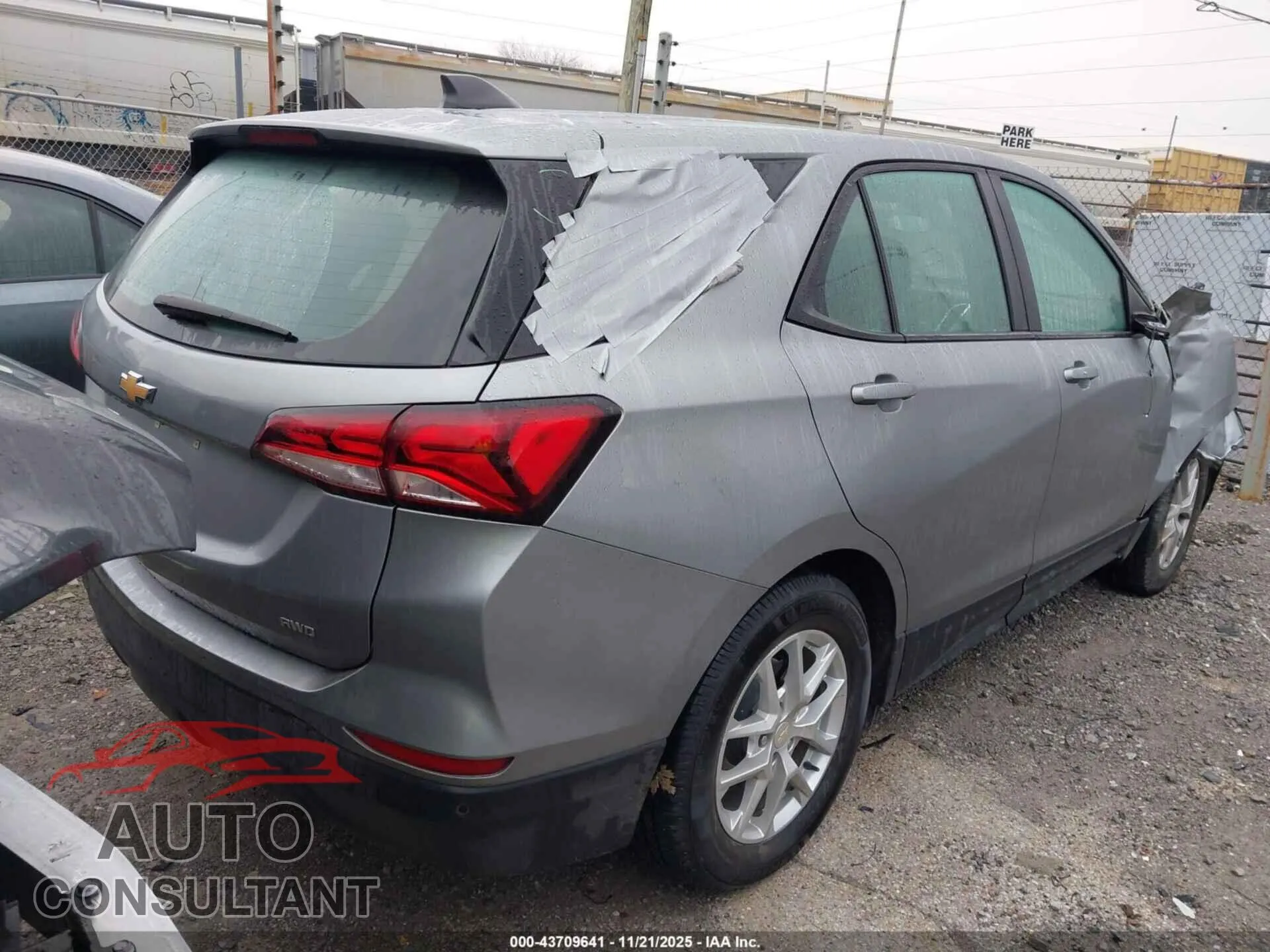 2023 CHEVROLET EQUINOX Damaged VIN 3GNAX5EG7PL255008 – dashboard