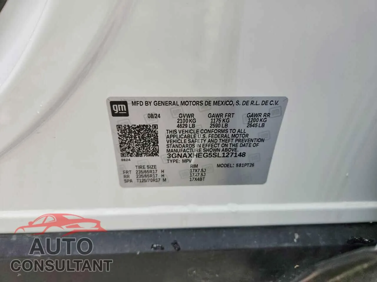 2025 CHEVROLET EQUINOX Used VIN 3GNAXHEG5SL127148 – photo 13