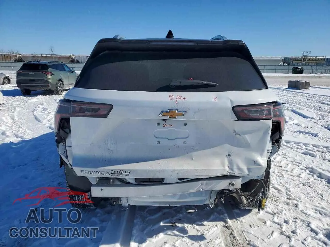 2025 CHEVROLET EQUINOX Damaged VIN 3GNAXHEG5SL289121 – engine bay