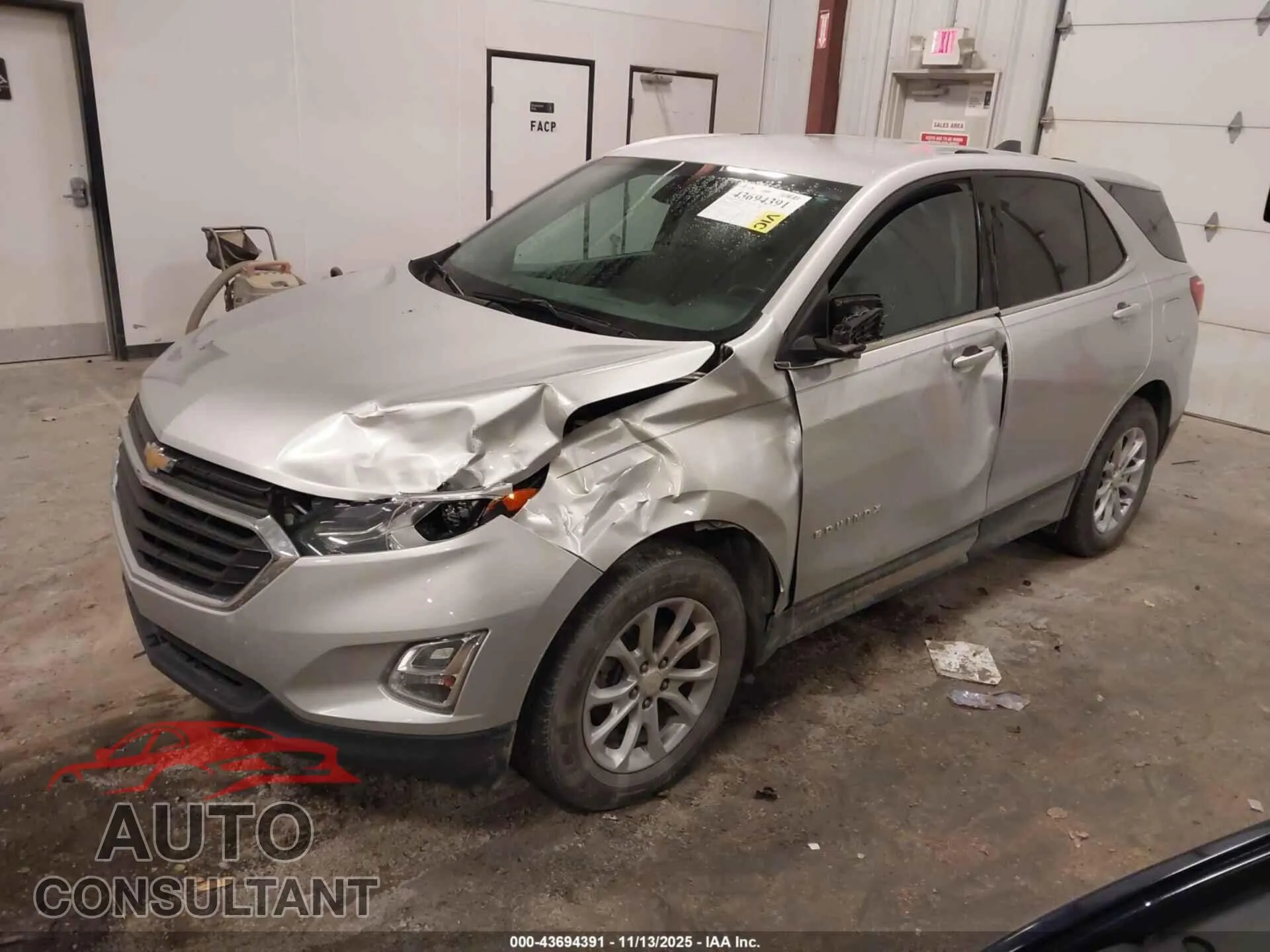 2018 CHEVROLET EQUINOX Damaged VIN 3GNAXJEVXJS564184 – rear exterior