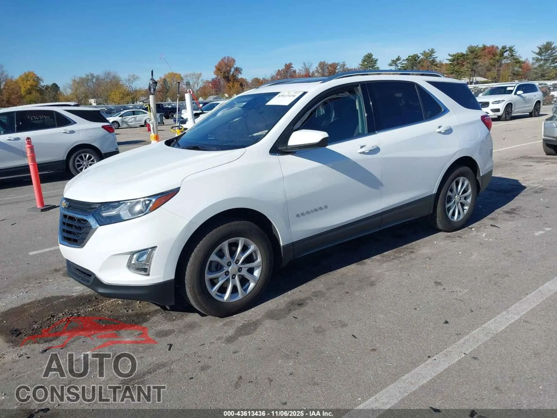2020 CHEVROLET EQUINOX Damaged VIN 3GNAXKEV7LS574910 – rear exterior
