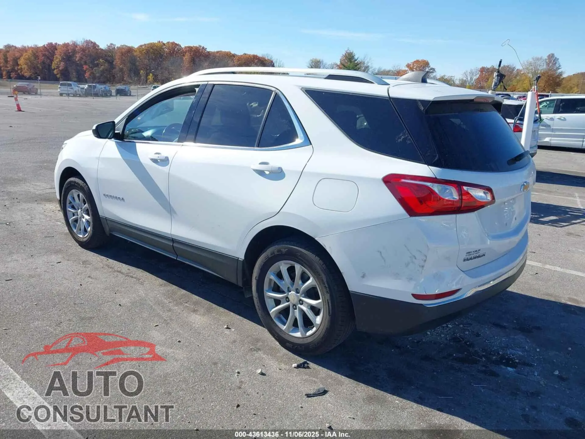 2020 CHEVROLET EQUINOX Damaged VIN 3GNAXKEV7LS574910 – side profile
