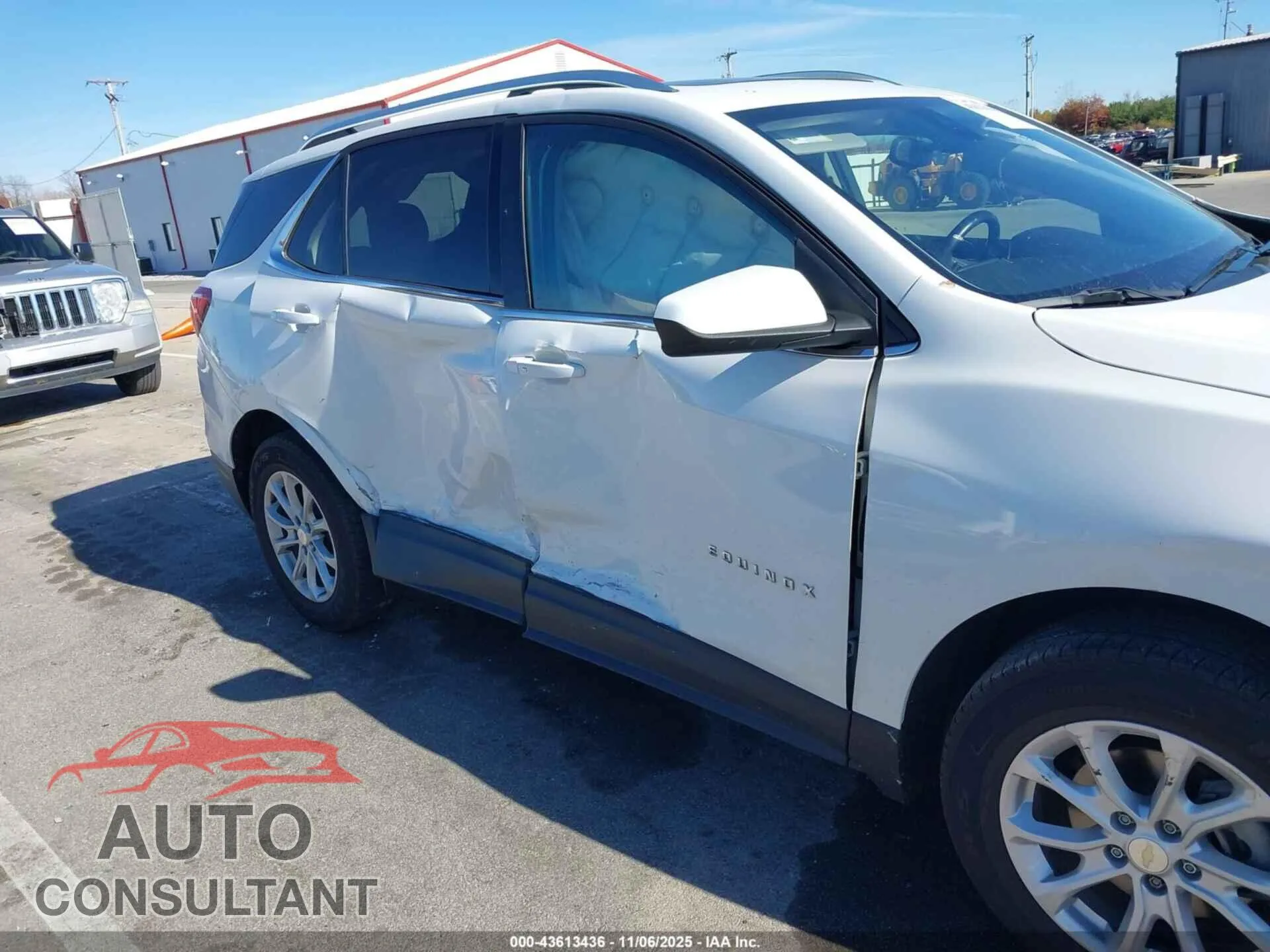 2020 CHEVROLET EQUINOX Damaged VIN 3GNAXKEV7LS574910 – engine bay