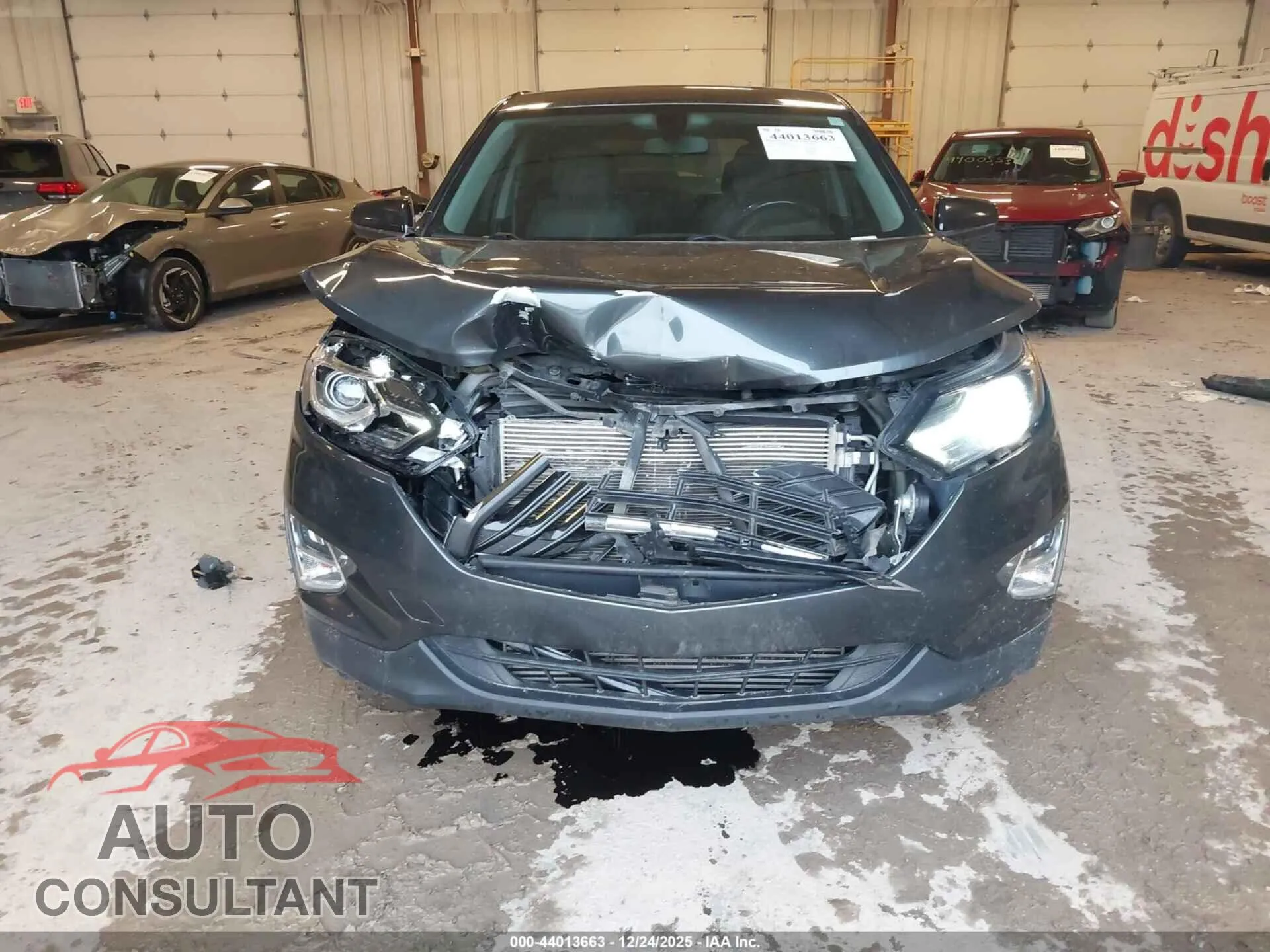 2018 CHEVROLET EQUINOX Damaged VIN 3GNAXKEX4JS557948 – engine bay