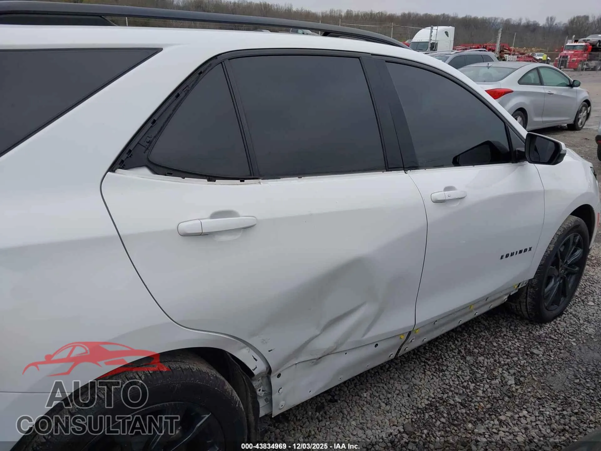 2023 CHEVROLET EQUINOX Damaged VIN 3GNAXMEG0PS111266 – engine bay
