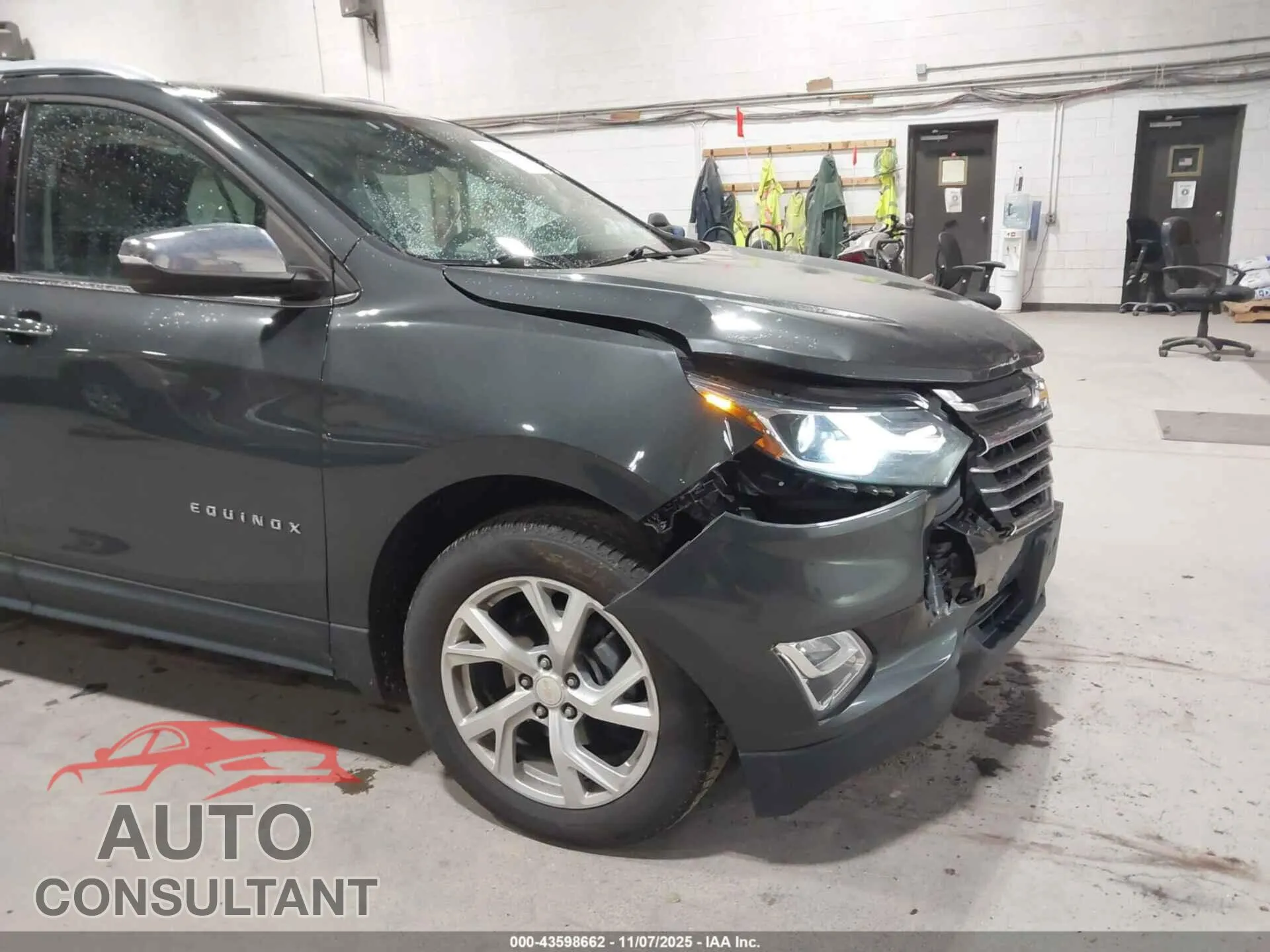 2019 CHEVROLET EQUINOX Damaged VIN 3GNAXXEV3KS660663 – engine bay